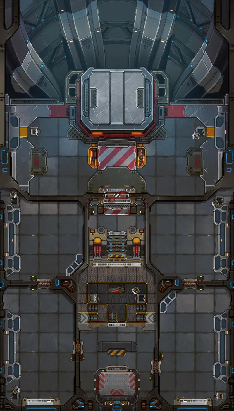 Bio Mech Laboratory map, Empty Day variant