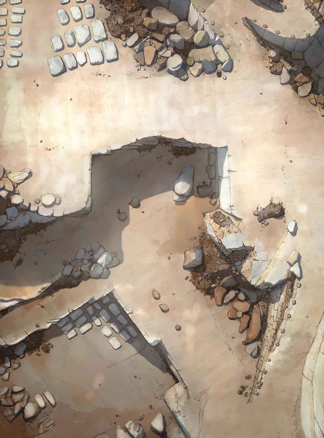 Marble Quarry map, Empty variant