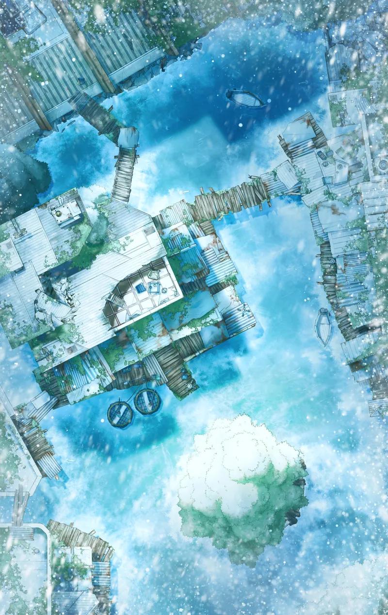 Sunken Town map, Blizzard variant