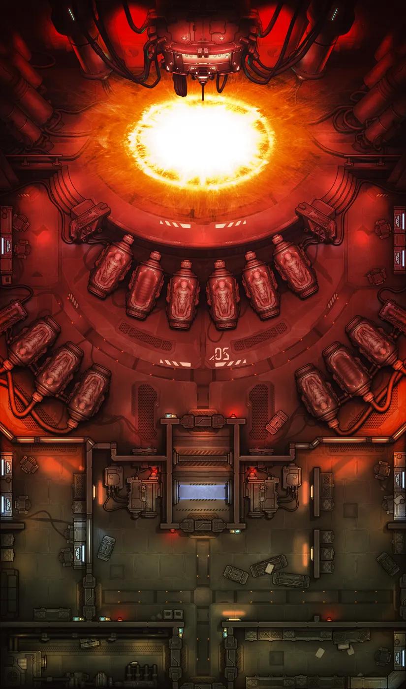 Cloning Lab map, Portal Hell variant