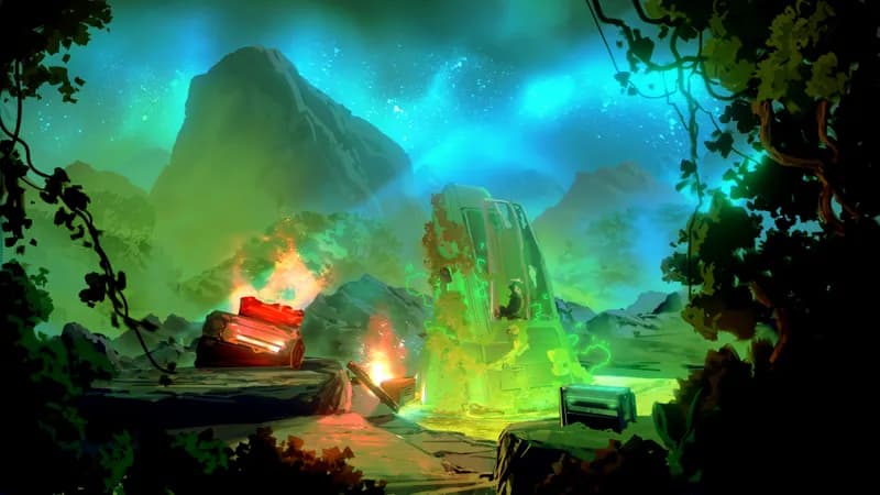 Crash Site Repair Camp map, Toxic variant