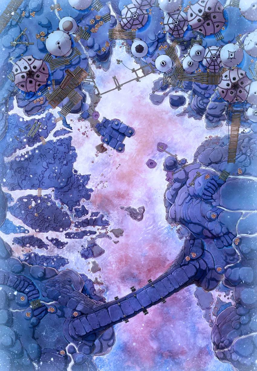 Canyon Village map, Frozen variant
