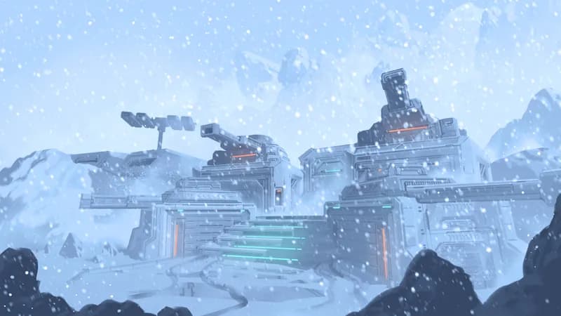 Hoodoos Base map, Winter variant