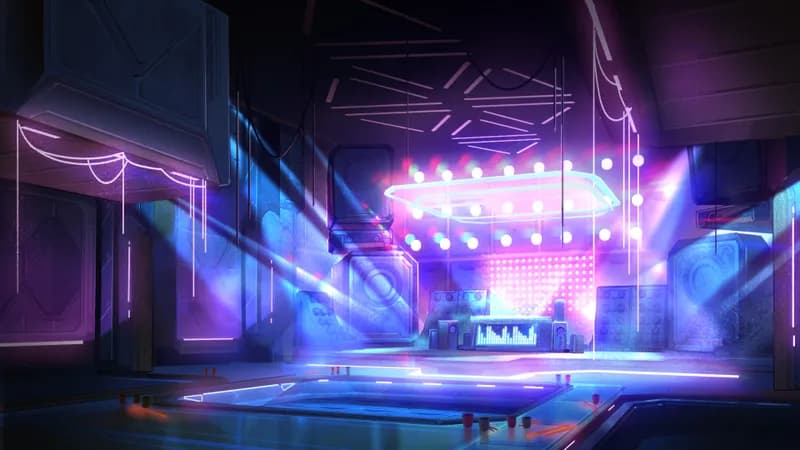 Cyberpunk Club map, Original Night variant