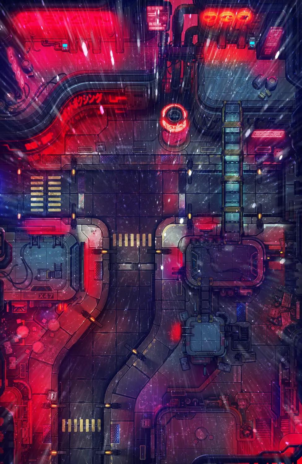 Cyberpunk Streets map, Hells Kitchen variant