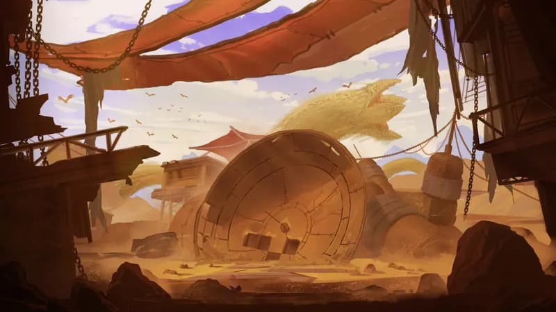 Collapsed Radio Tower map, Sandworm variant