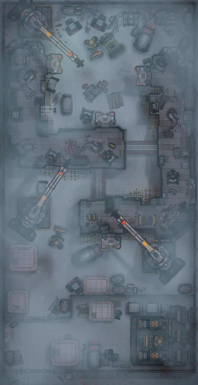 Construction Site map, Fog variant