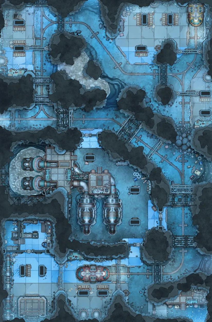 Underground Metro map, Frozen variant