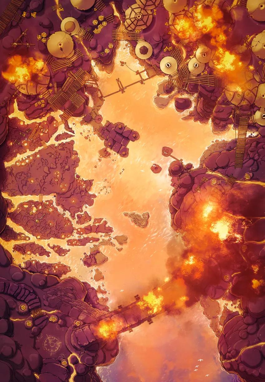 Canyon Village map, Disaster variant
