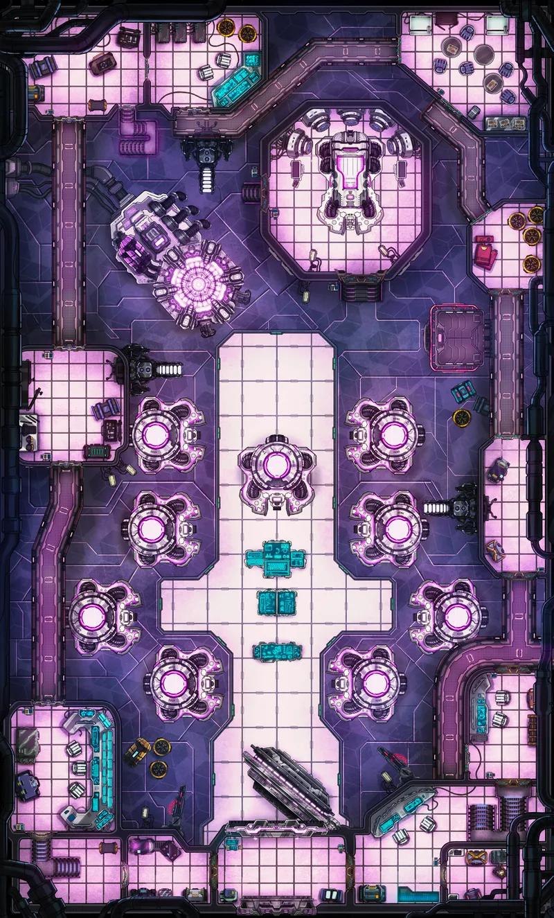 Cryo Prison map, Iridescent variant