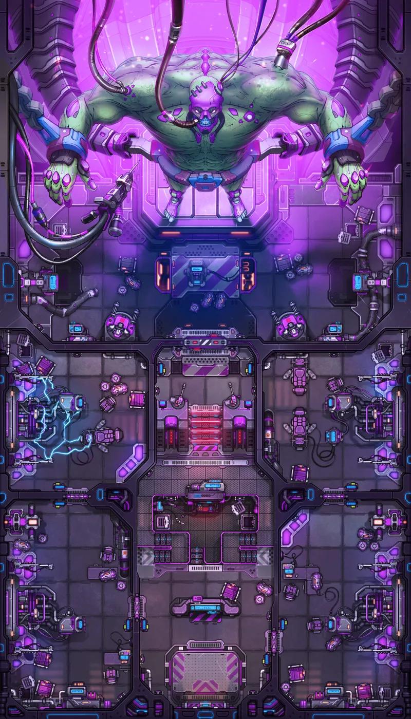 Bio Mech Laboratory map, Iridescent variant