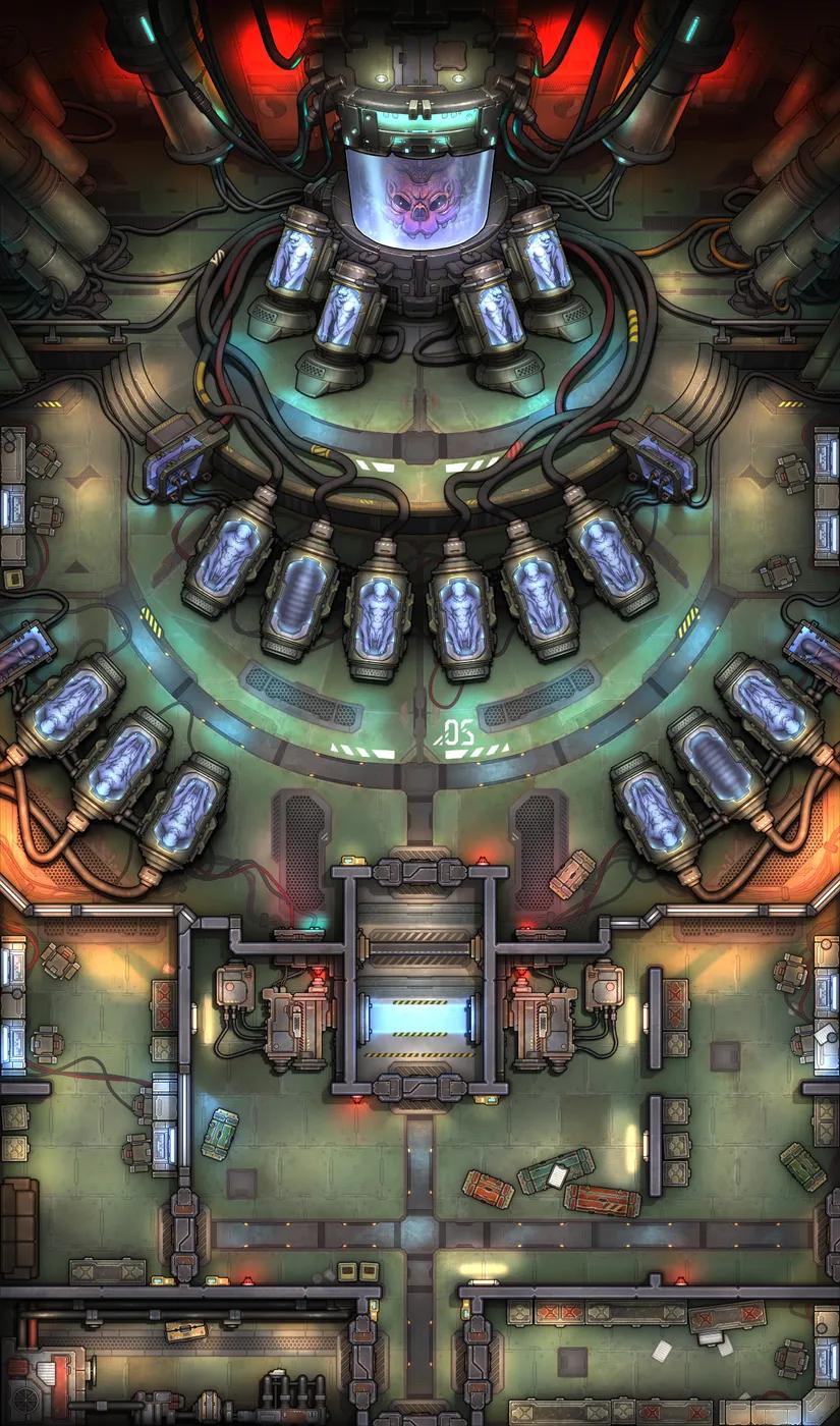 Cloning Lab map, Motherpod variant