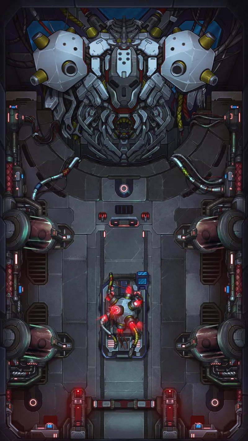 Decimator Mech Depot map, Powering Up Stage 1 variant