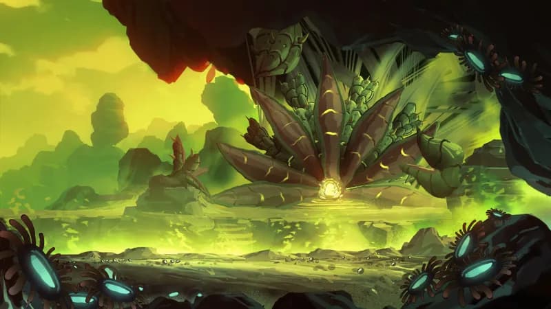 Alien Hive Entrance map, Toxic variant