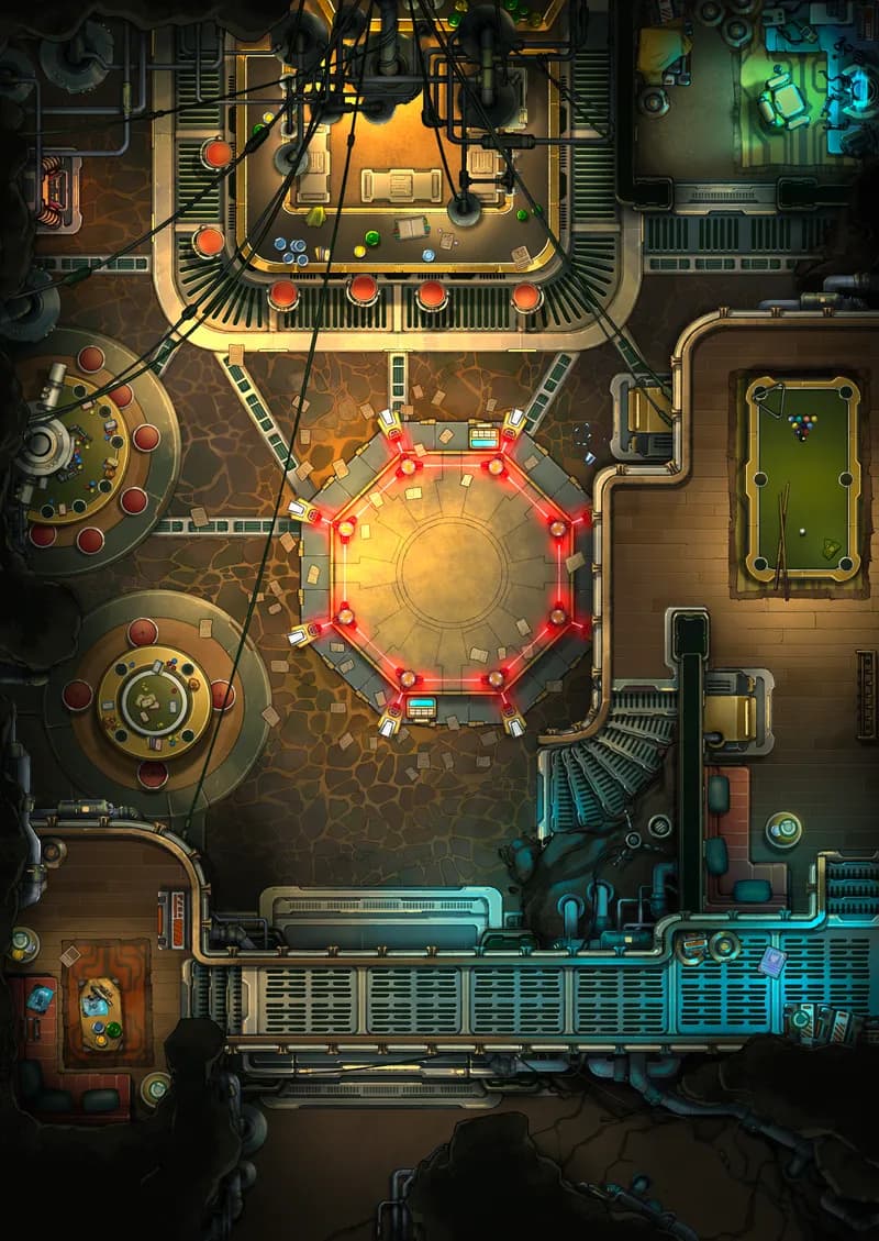 Bounty Hunter Tavern map, Fight Pen Active variant