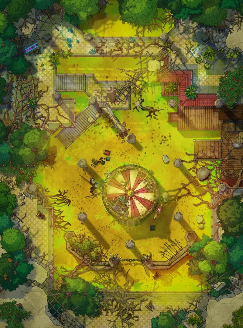 Shopping Mall Ruins map, Toxic variant