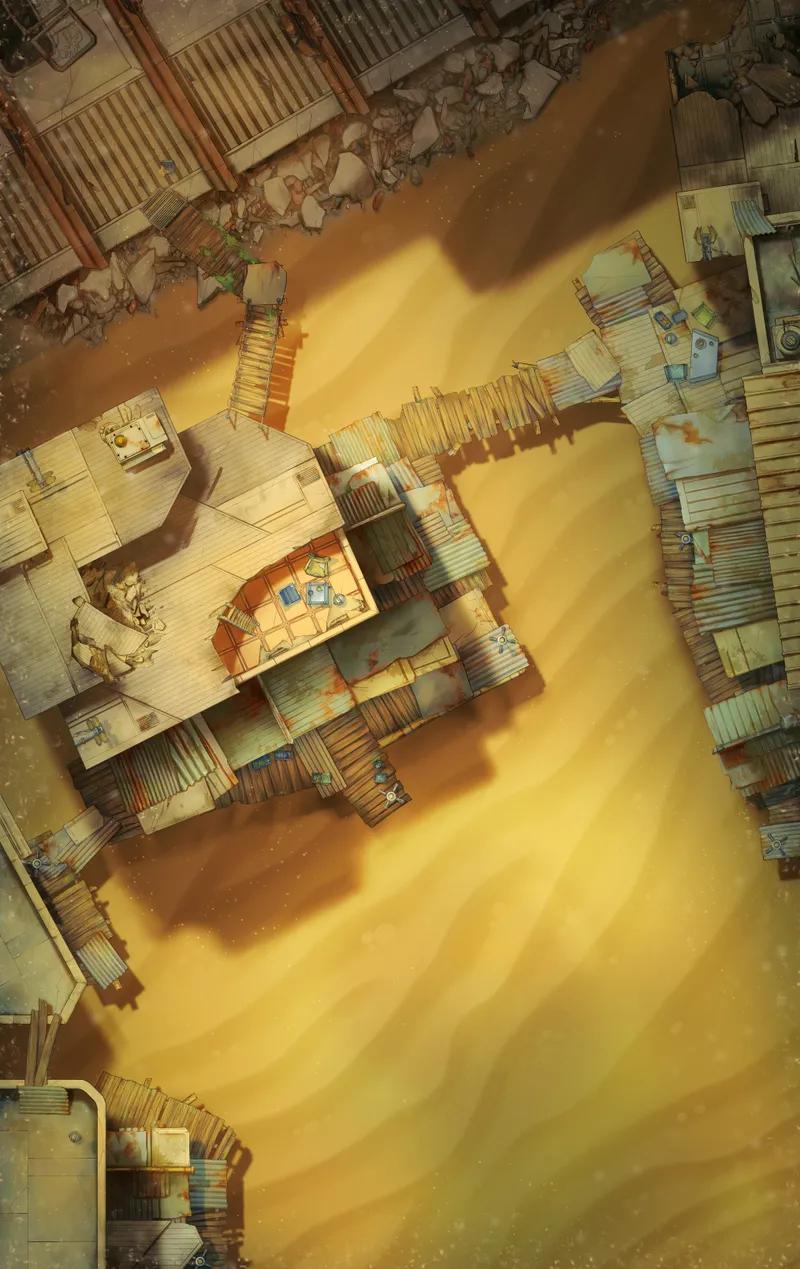 Sunken Town map, Desert variant