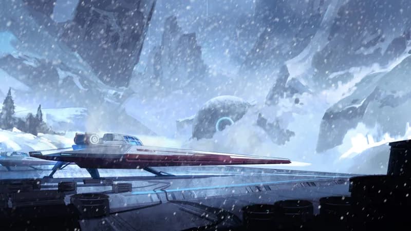 Dynamo Bomber - Hangar map, Planetside Green Winter variant