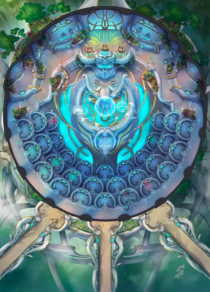 Academy Plaza - Interior map, Battle Plans Level 02 variant