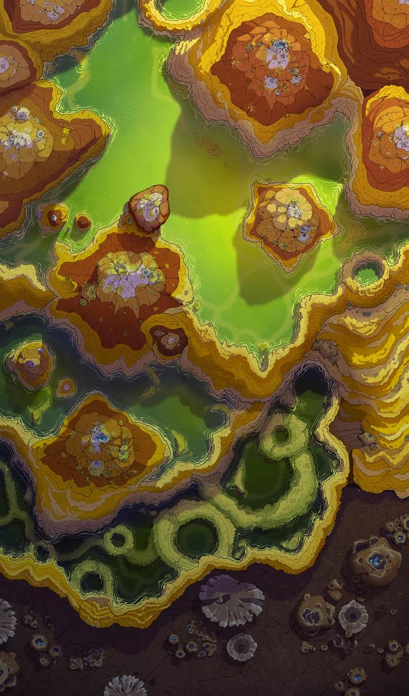 Sulphur Planet map, No Props Day variant