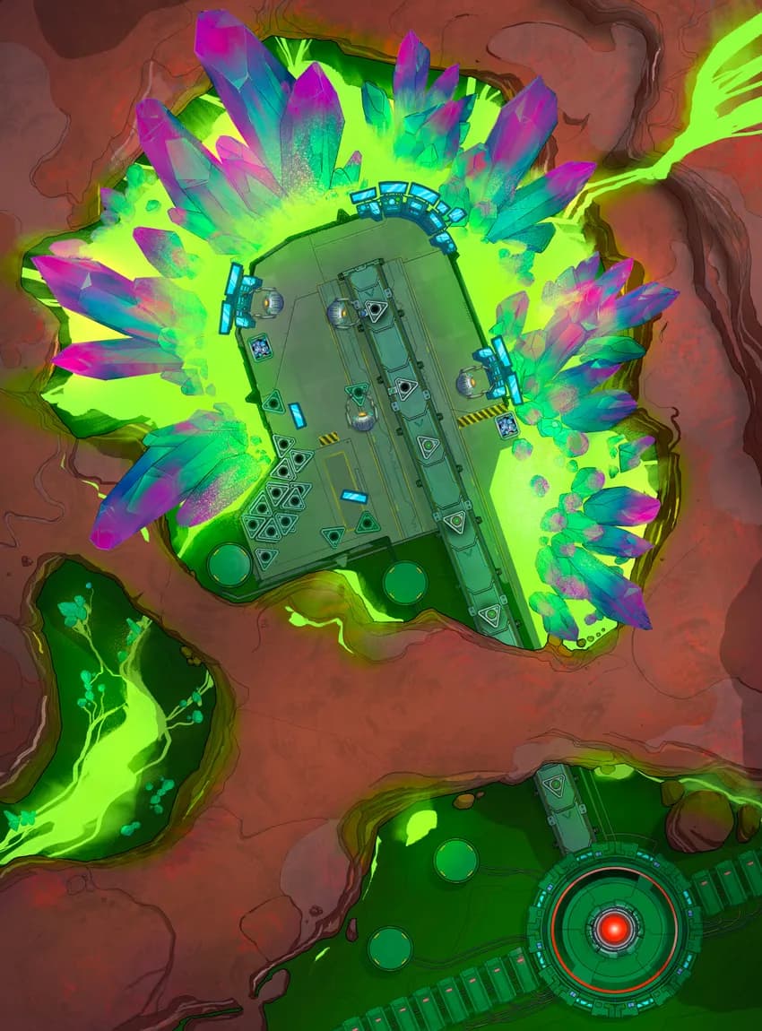 Crystal Mines map, Toxic variant