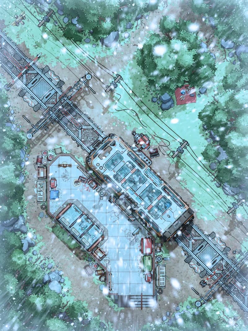 Remote Station map, Blizzard variant