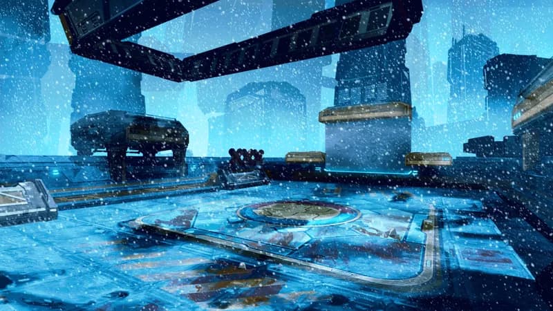 Mech Battle Arena map, Winter variant