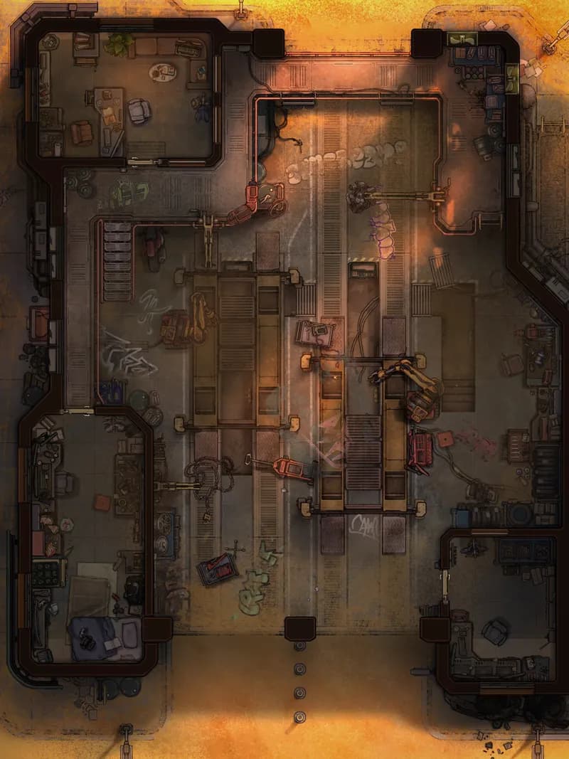 Chop Shop map, Abandoned variant