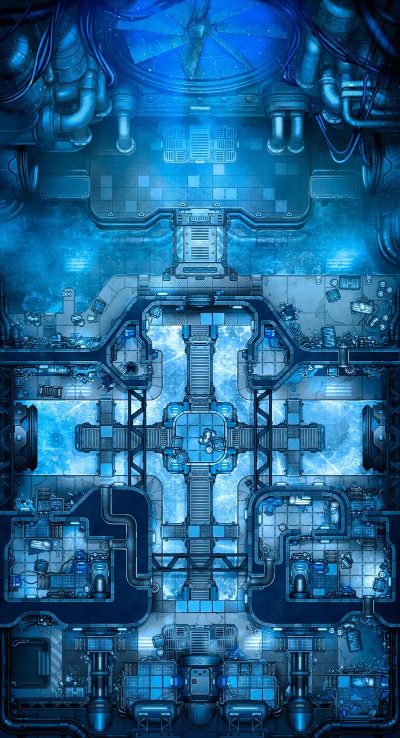 Deep City Sewers map, Frozen variant