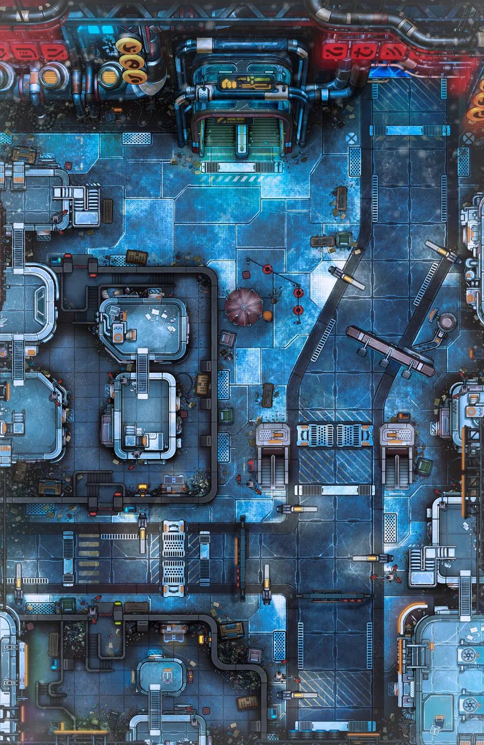 Piping District map, Winter variant