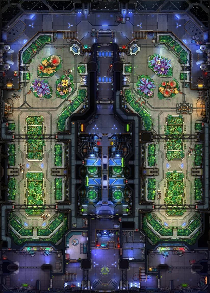 Hydroponic Farm map, Original Day variant