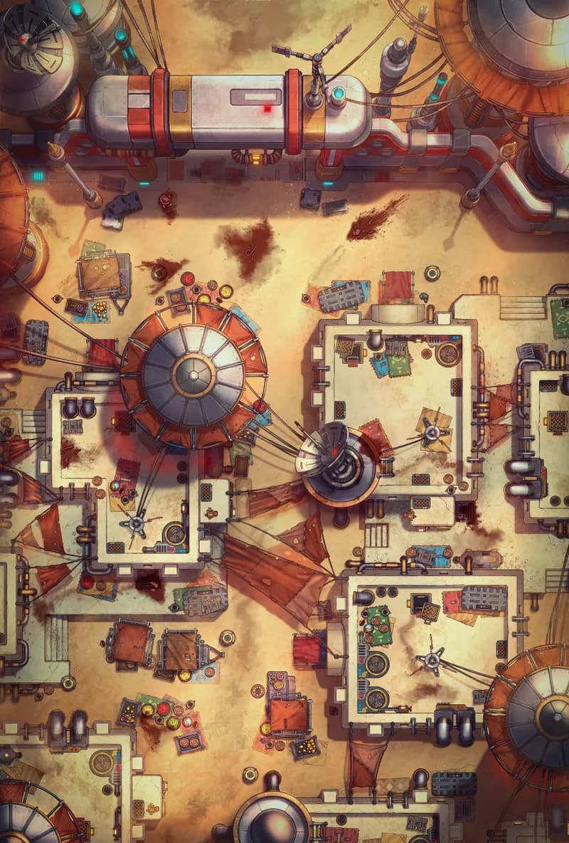 Desert City Gates map, Massacre variant