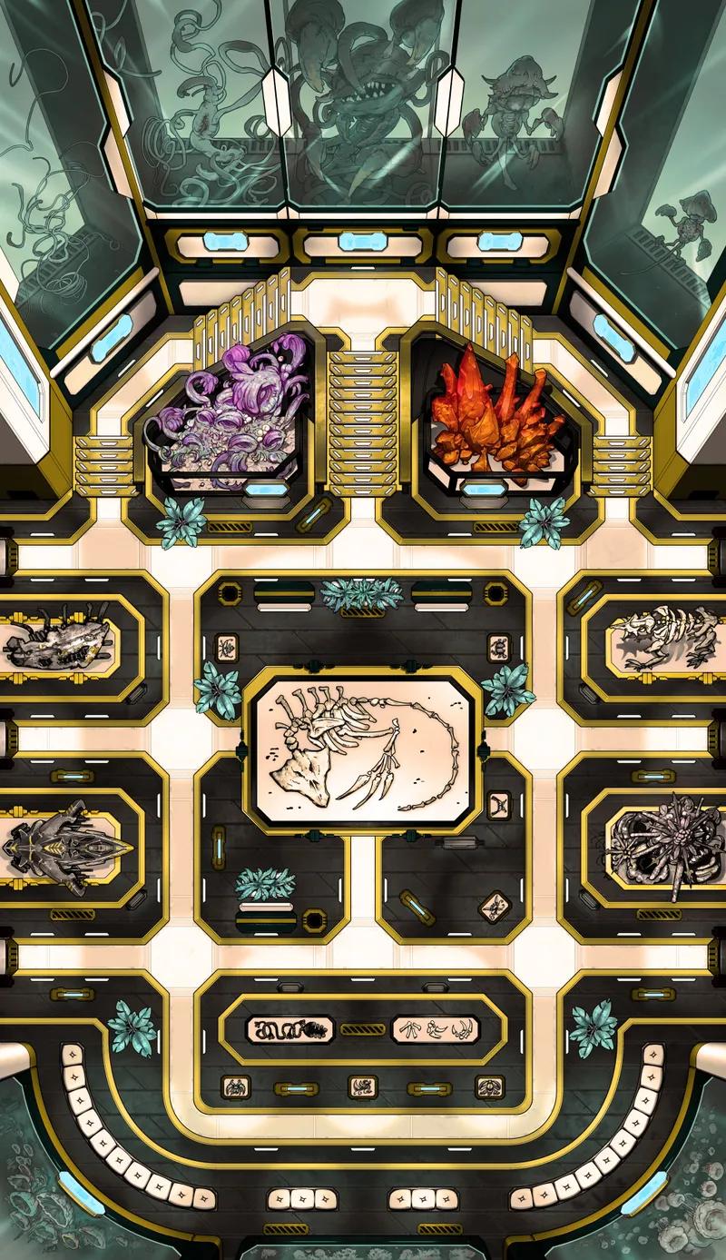 Intergalactic Museum map, Opulent variant