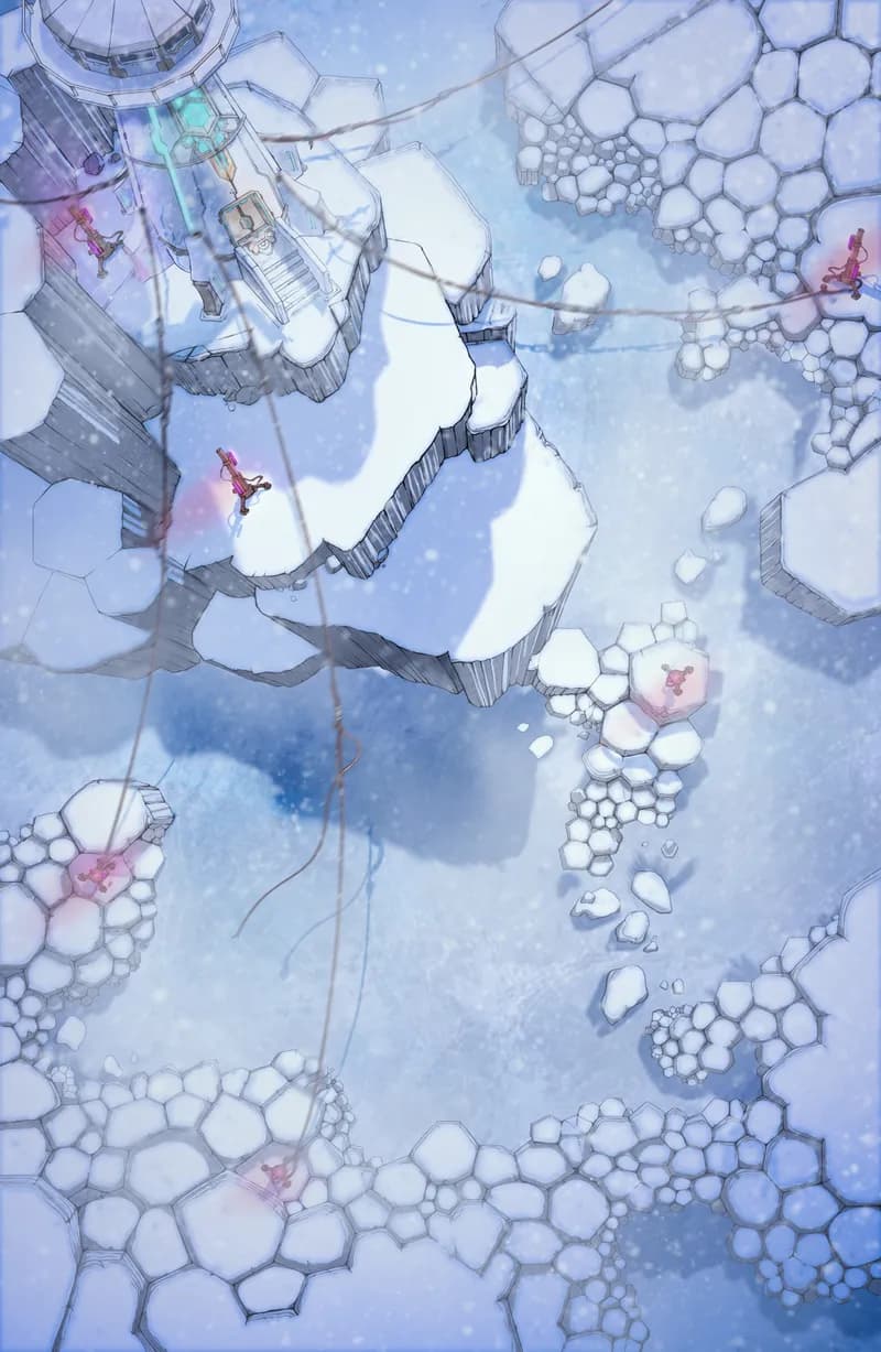 Listening Post map, Winter Day variant