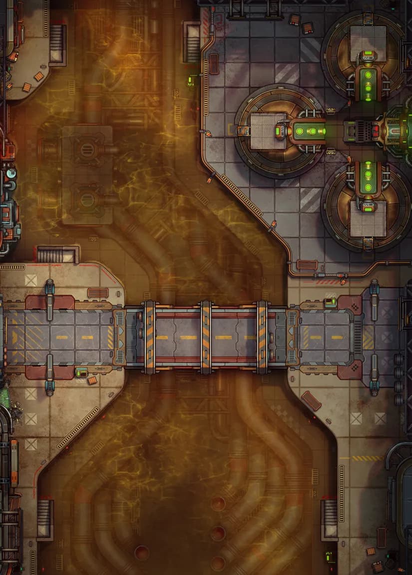 Toxic River map, Flooded Day variant