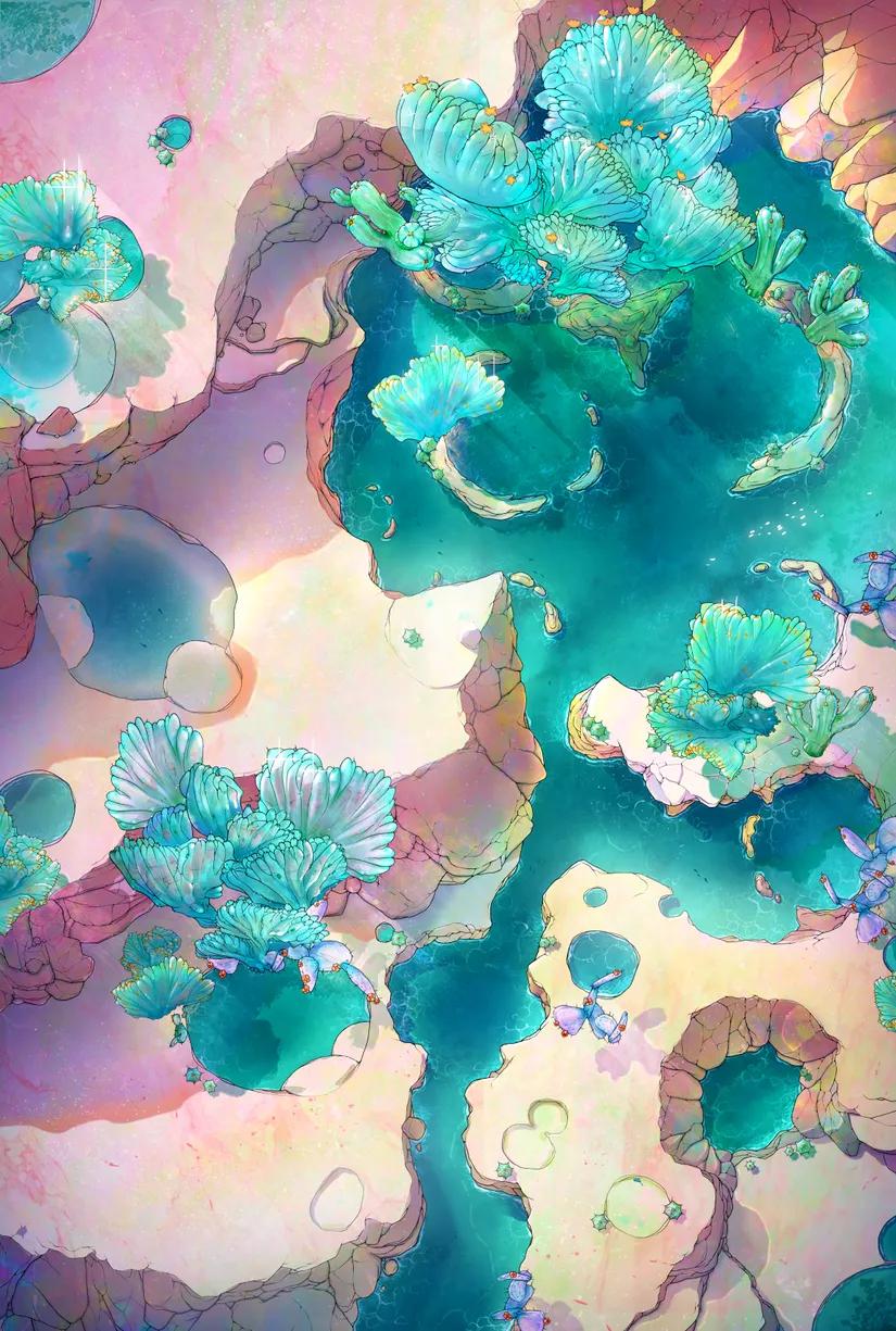Cactoid Cliffs map, Original Day variant