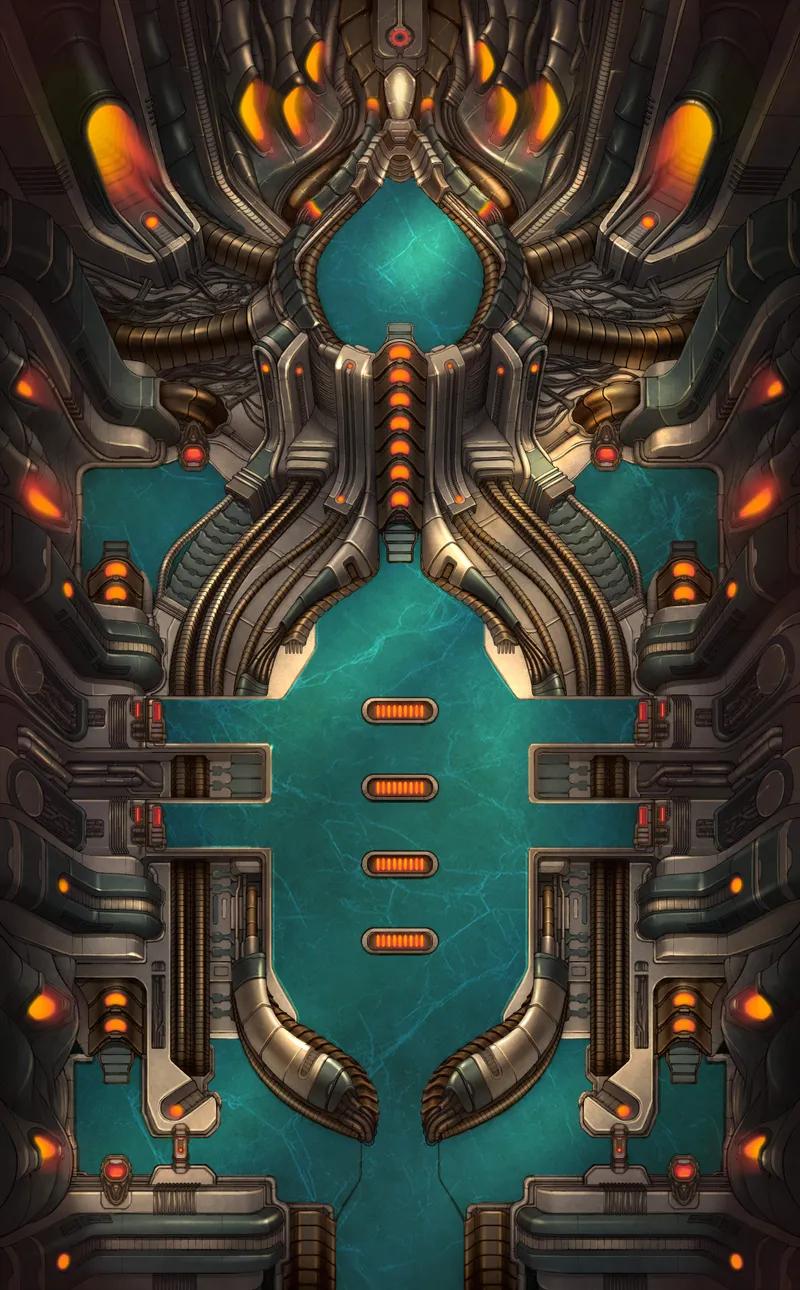 Alien Mothership map, Alcedo variant