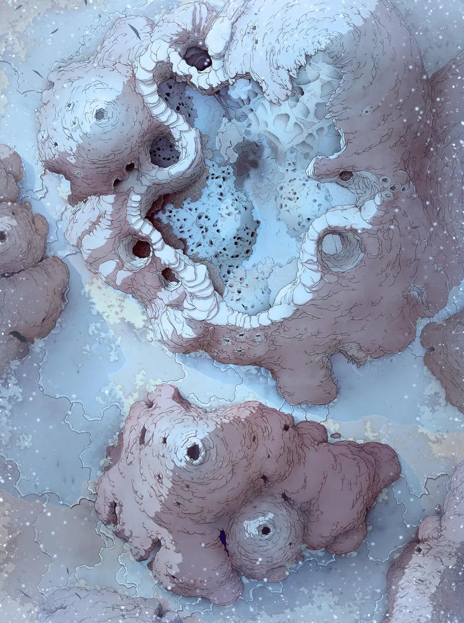 Insectoid Hive map, Frozen variant