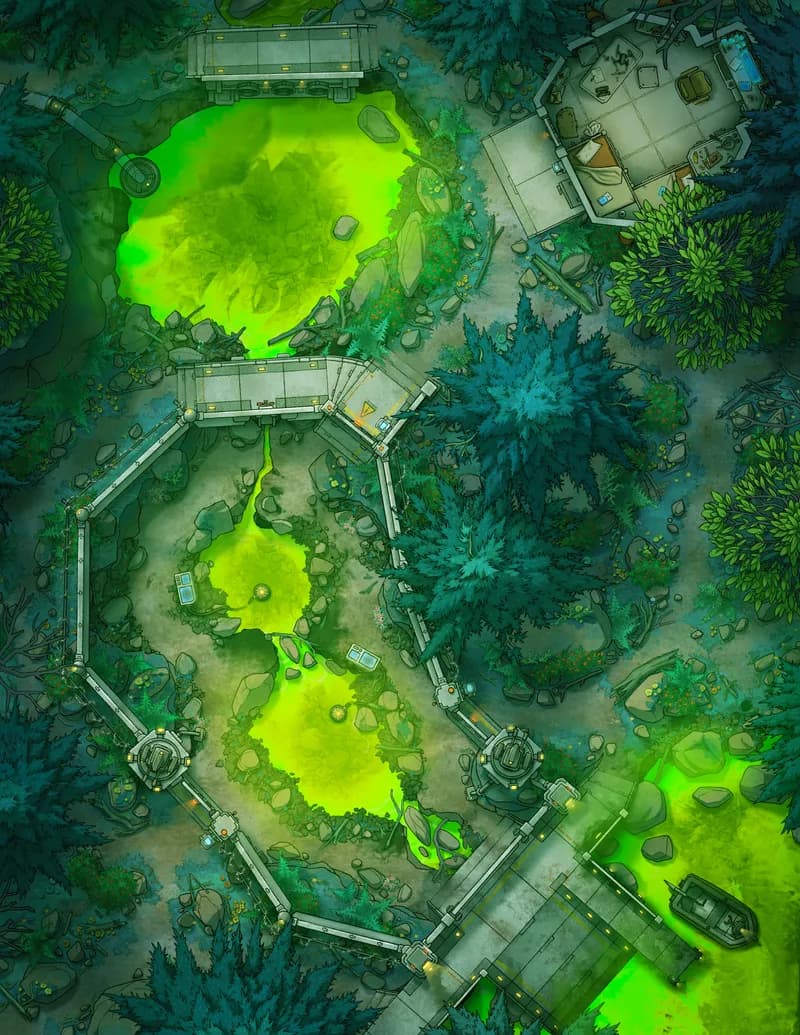Protected Eco Site map, Toxic variant