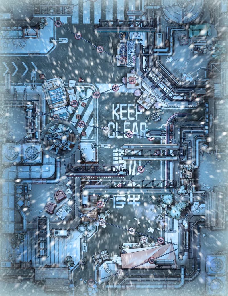 Lantern District map, Blizzard variant