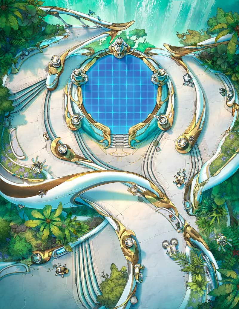 Duelling Arena map, Holo Duel variant