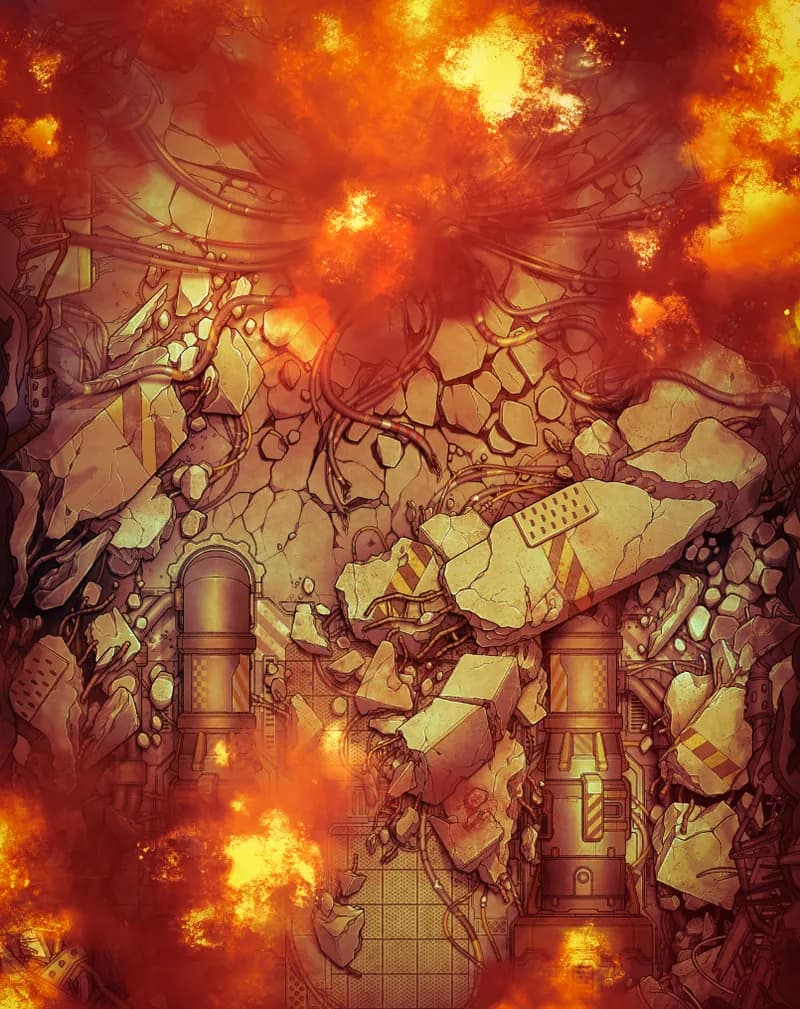 Energy Core map, Explosion variant