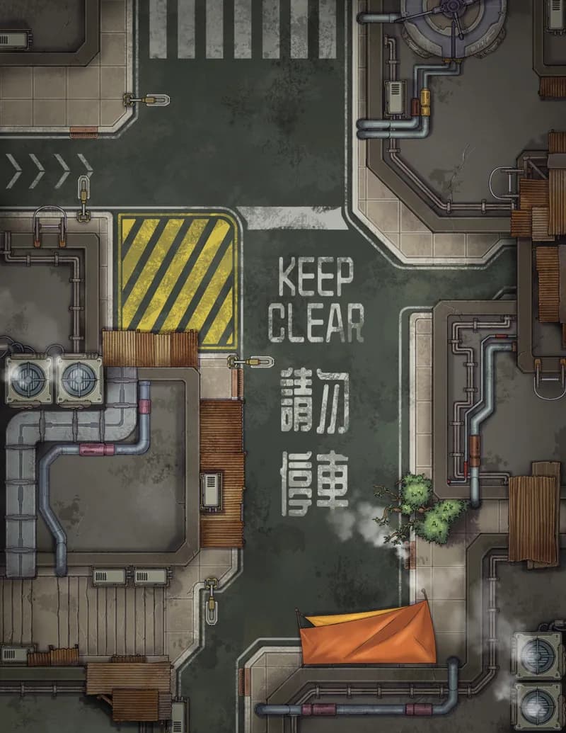 Lantern District map, Empty variant