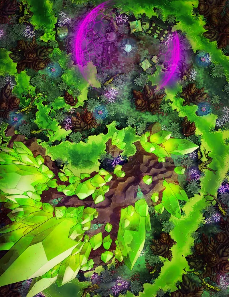 Crystal Mire Research Station map, Toxic variant