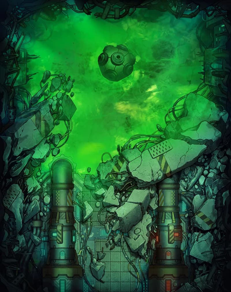 Energy Core map, Toxic variant