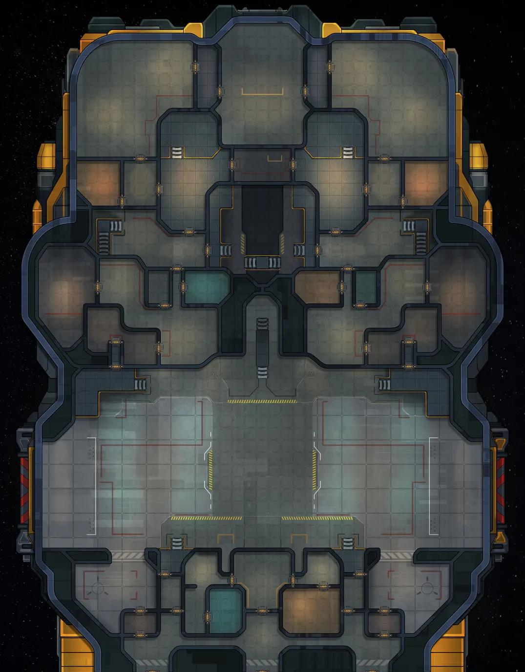 The Magnus Starship map, Part 1 Original Empty variant
