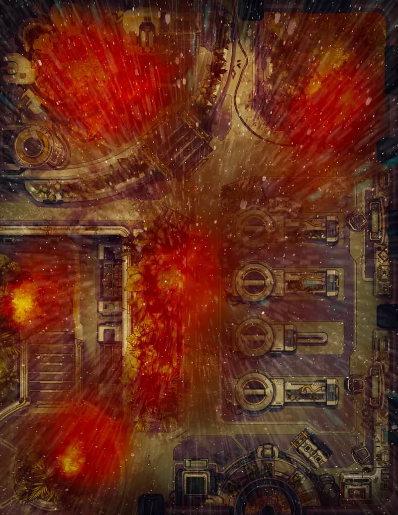 Botany Research Lab map, Fire Sprinklers variant