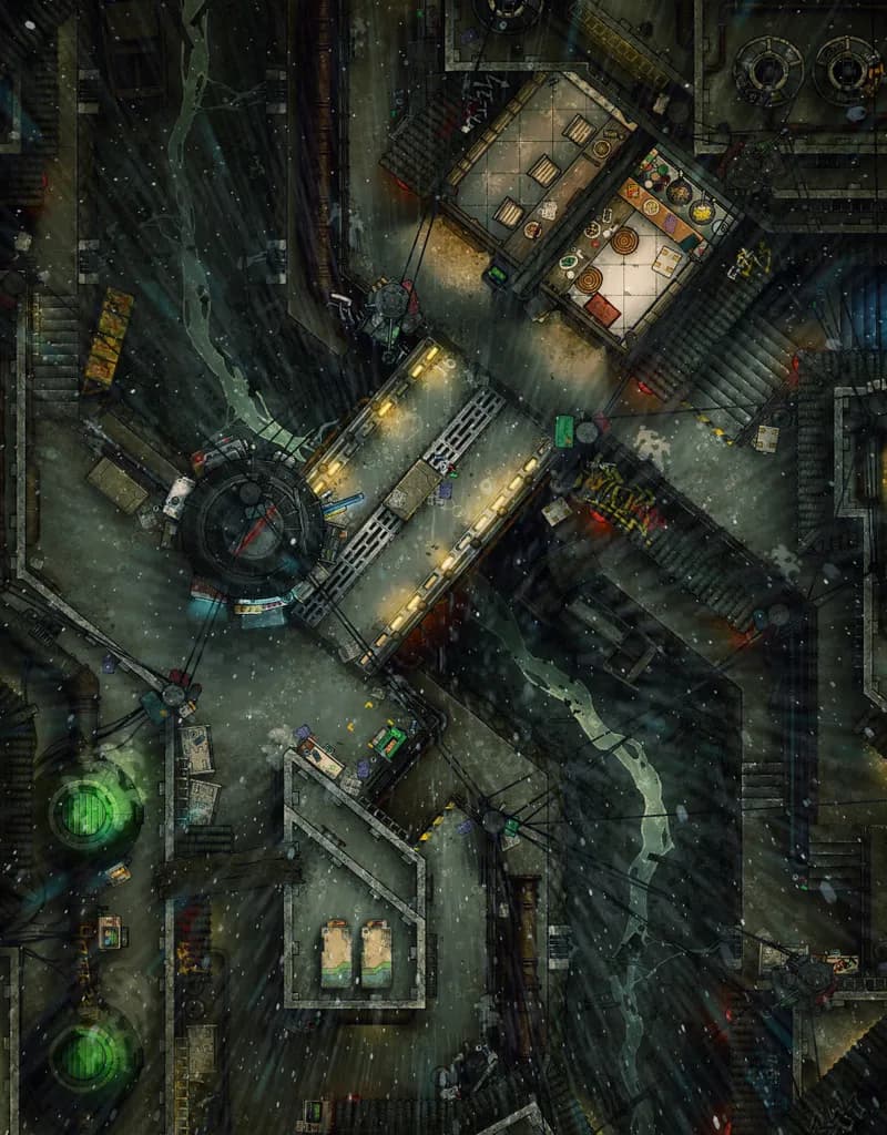 Canal Slums map, Original Rain variant