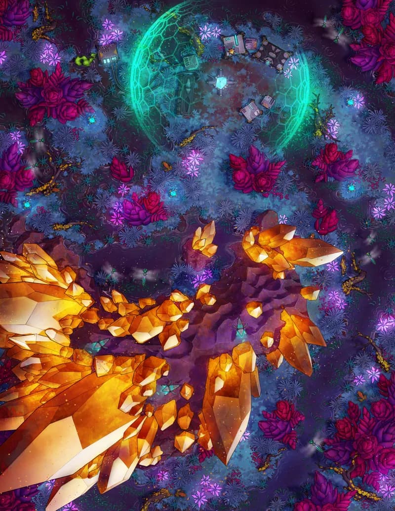 Crystal Mire Research Station map, Original Day variant