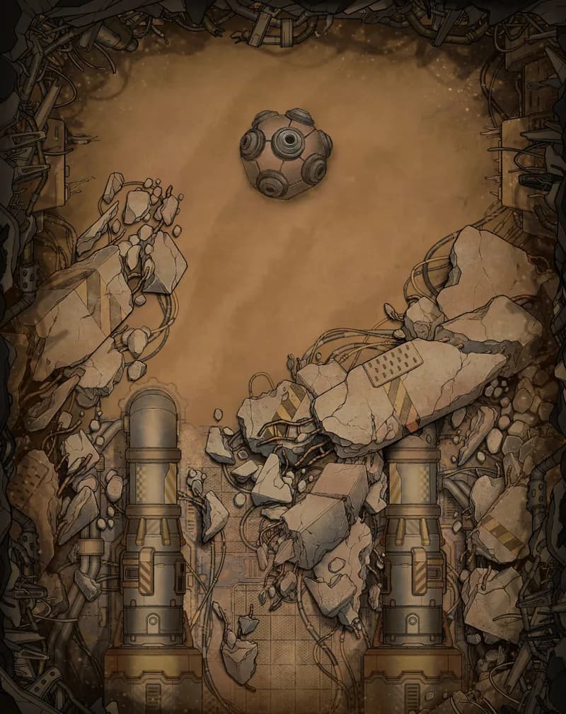 Energy Core map, Desert variant